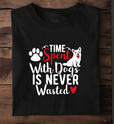 Time Spent With Dogs Premium Tee