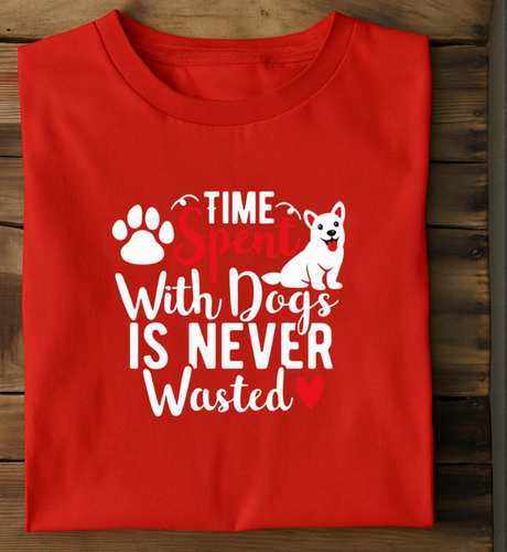 Time Spent With Dogs Premium Tee