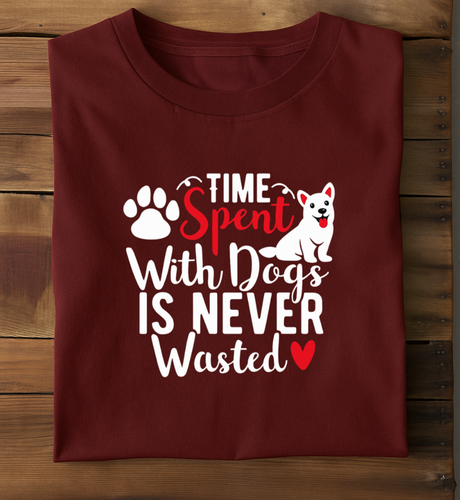 Time Spent With Dogs Premium Tee
