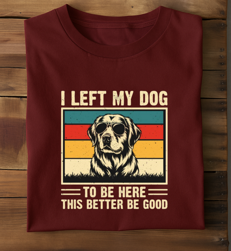 I Left My Dog Vintage Tee