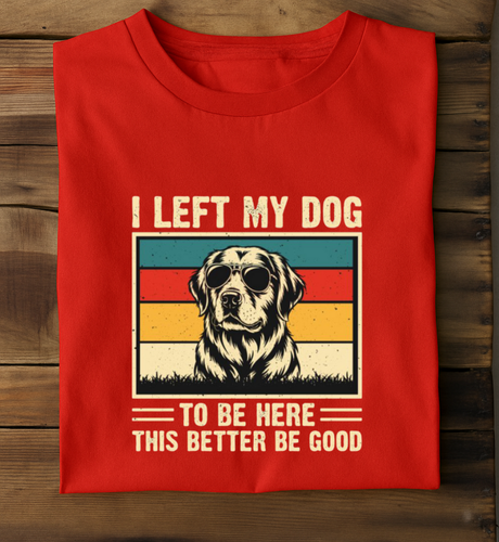 I Left My Dog Vintage Tee