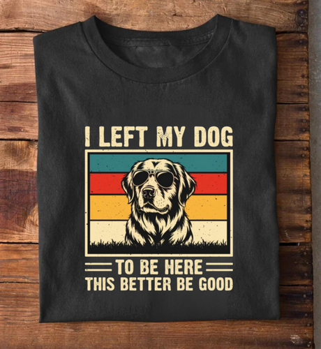 I Left My Dog Vintage Tee